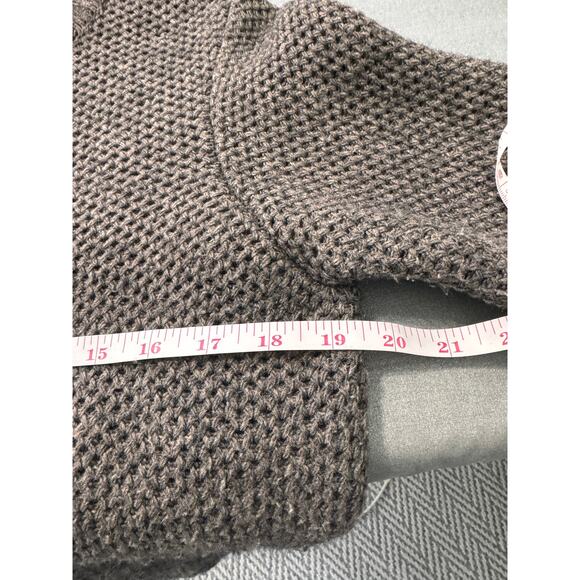 Daniele Blasi Italy Wool Blend Button Front Cardigan Sweater Brown S - Picture 8 of 9